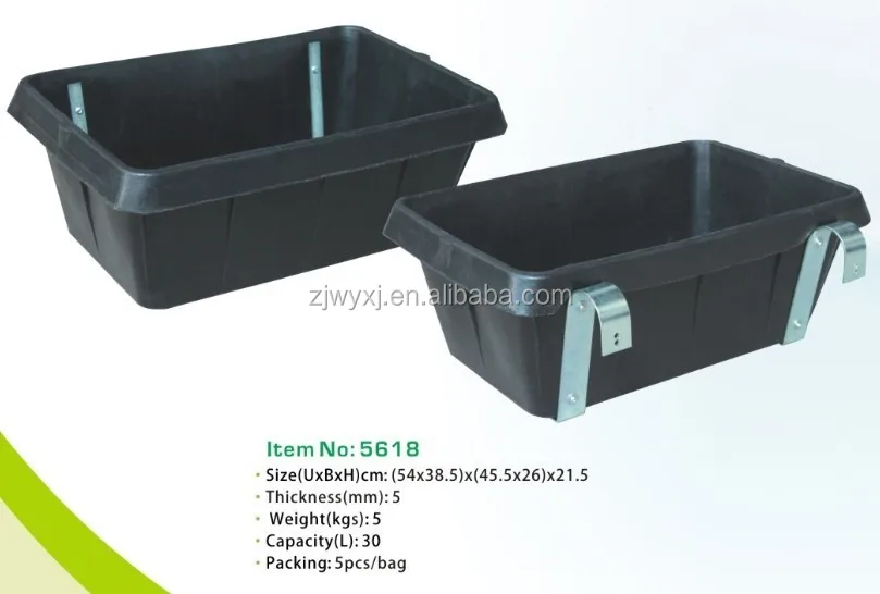 16L Square Tyre rubber Construction bucket