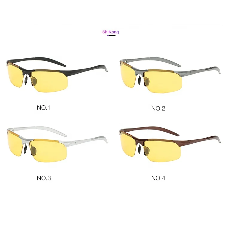 2021 Ready Goods Factory Classic PC Vogue OEM Custom Logo Snow Eyewear Wholesale Men Cycling Glasses Night Vision Goggles 8177pn