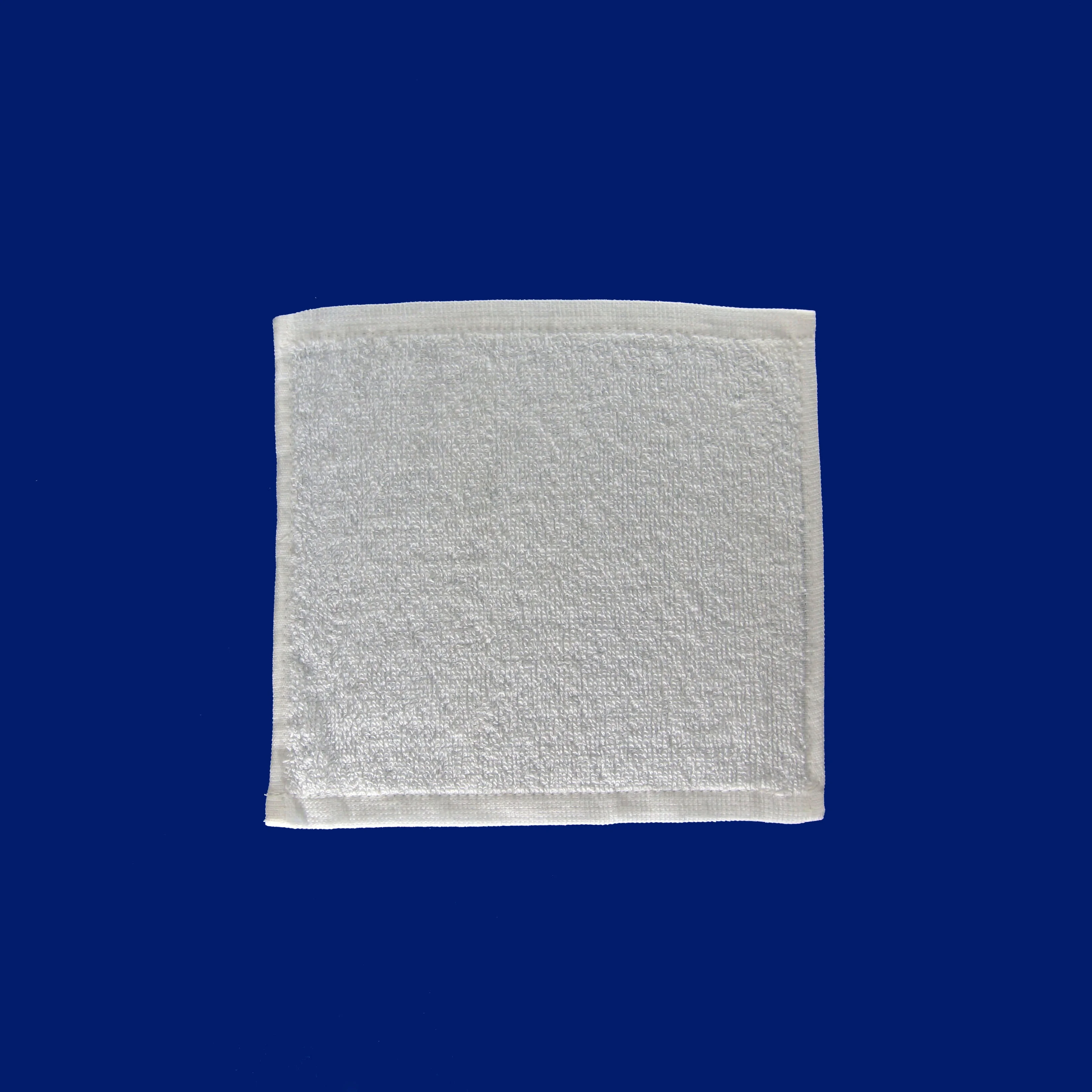 bleach mini disposable hot and cold face towel for airline