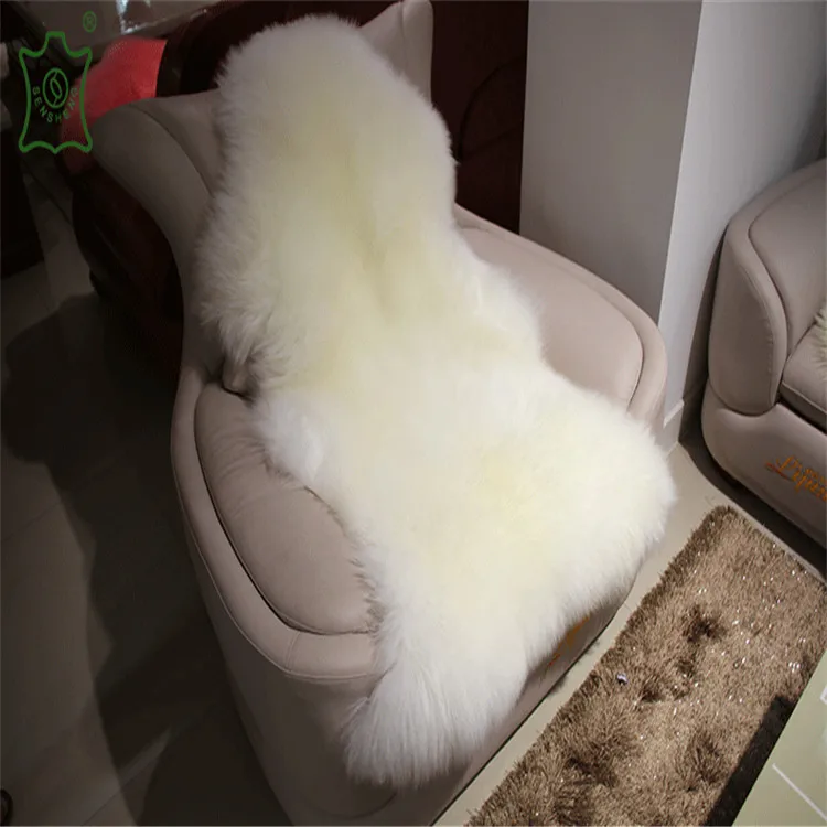 Кварто, длинные шерстяные коврики из овчины, 4 шт., домашний ковер из необработанной овчины