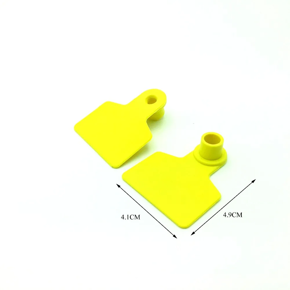 TPU Pig Rabbit Sheep Goat Cow Ear Tag Earrings for Animal Identification New Product 2020 Provided Chip Solar Ear Tags Gps Farms