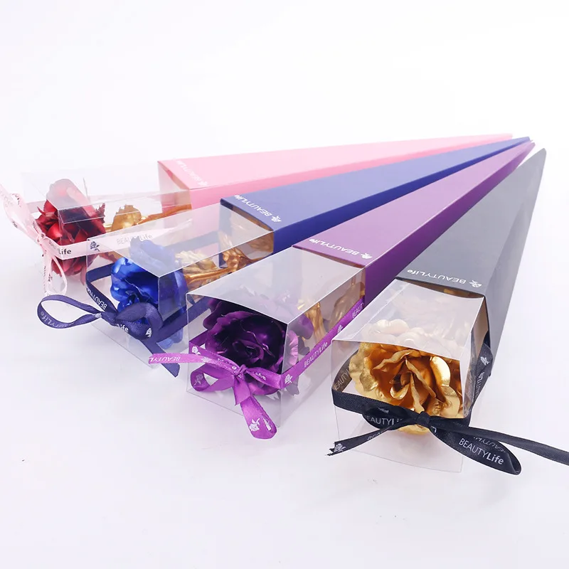 Factory price newest 24k gold rose plated golden artificial
