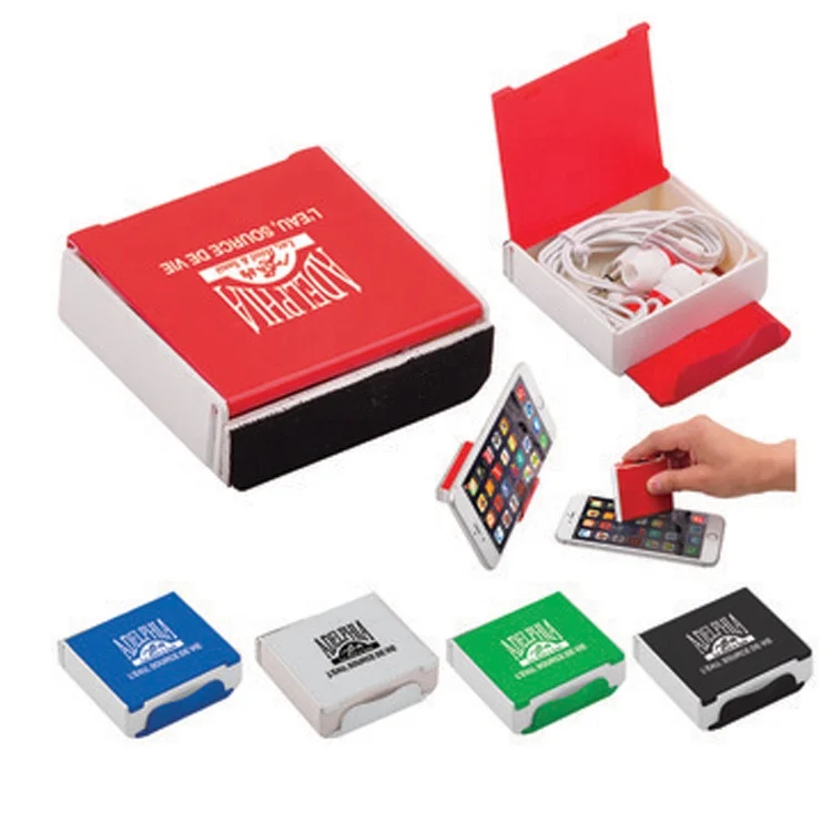 promotion cheap 3 in  1 multi 3.5mm Earbuds/earphone in case with screen cleaner and computer brush