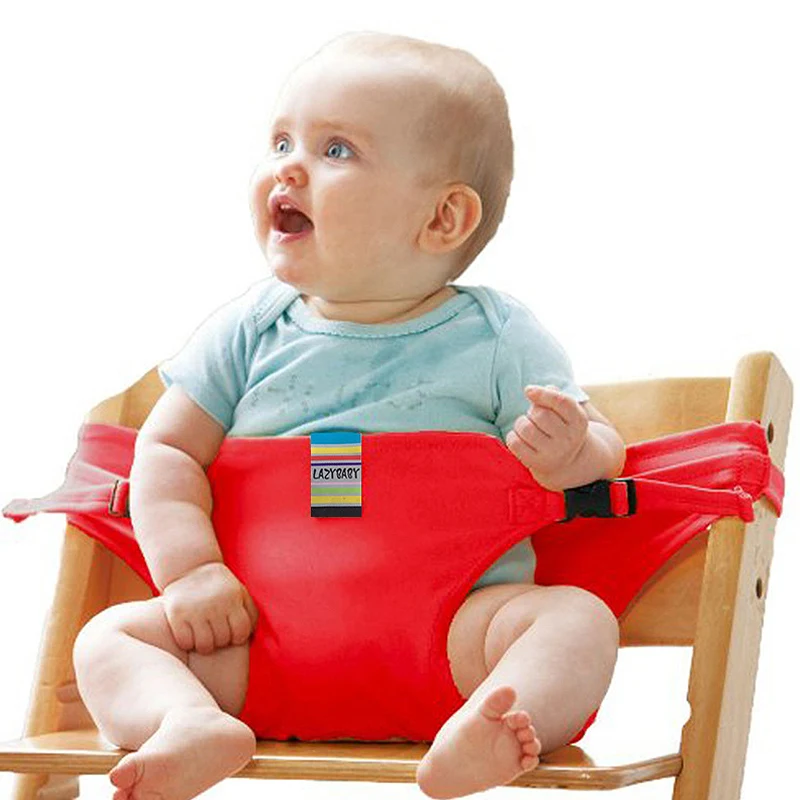 Portable Folding Dinning Feeding Highchair Baby Infant Safelty Seat chair belt