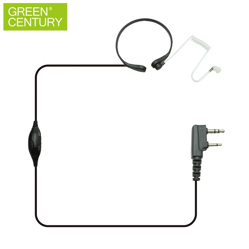 Acustic Tube Throat Microphone HRE-4223 with VOX and PTT