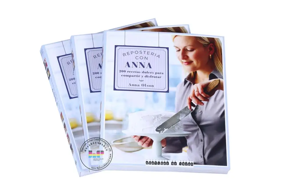 Custom colouring hardcover book printing for cooking