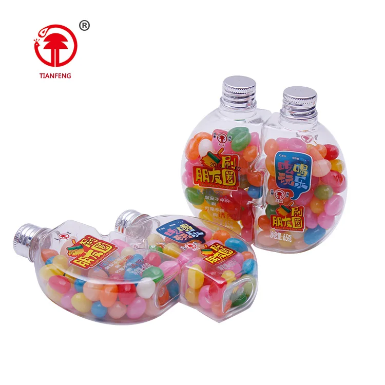 2019 hot series kosher candy and halal gummy jelly bean candy for wholesale