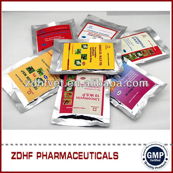 
antiboitic drugs 30% Flofenicol soluble powder for chicken broiler 