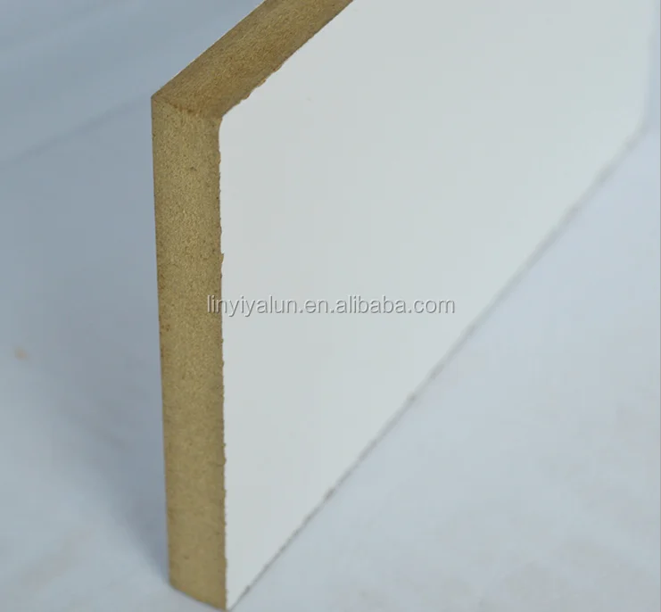 
Titanium white melamine mdf board for furniture 
