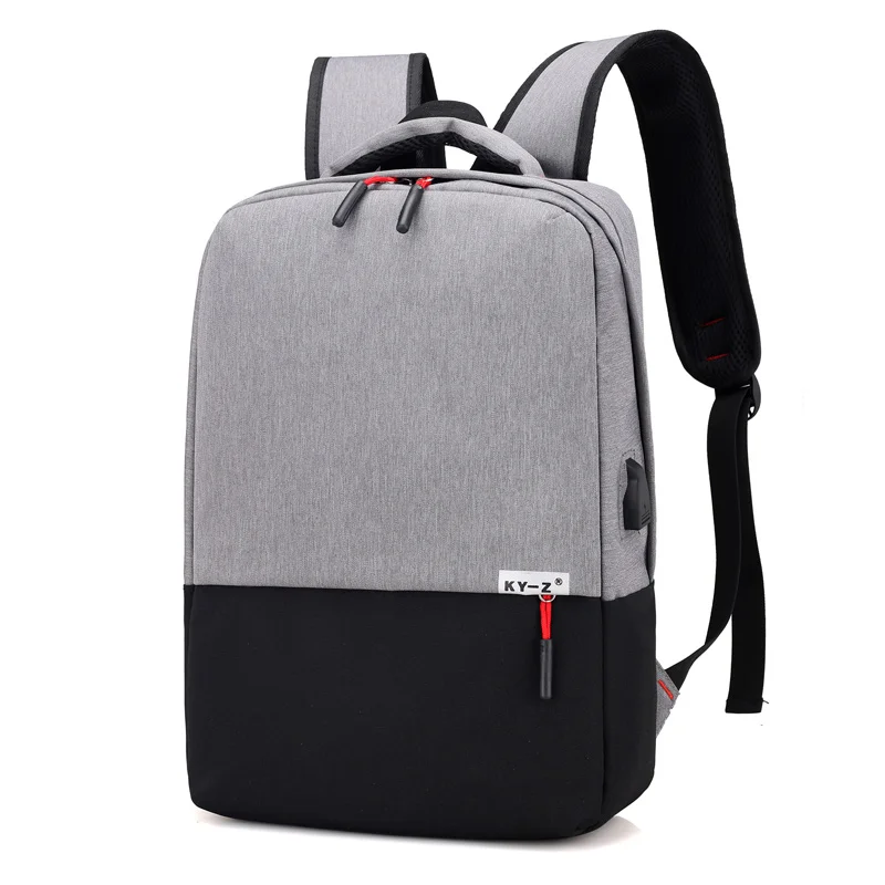 custom stylish Two colors outdoor backpacks travel back pack waterproof laptop usb backpack with Cheap price
