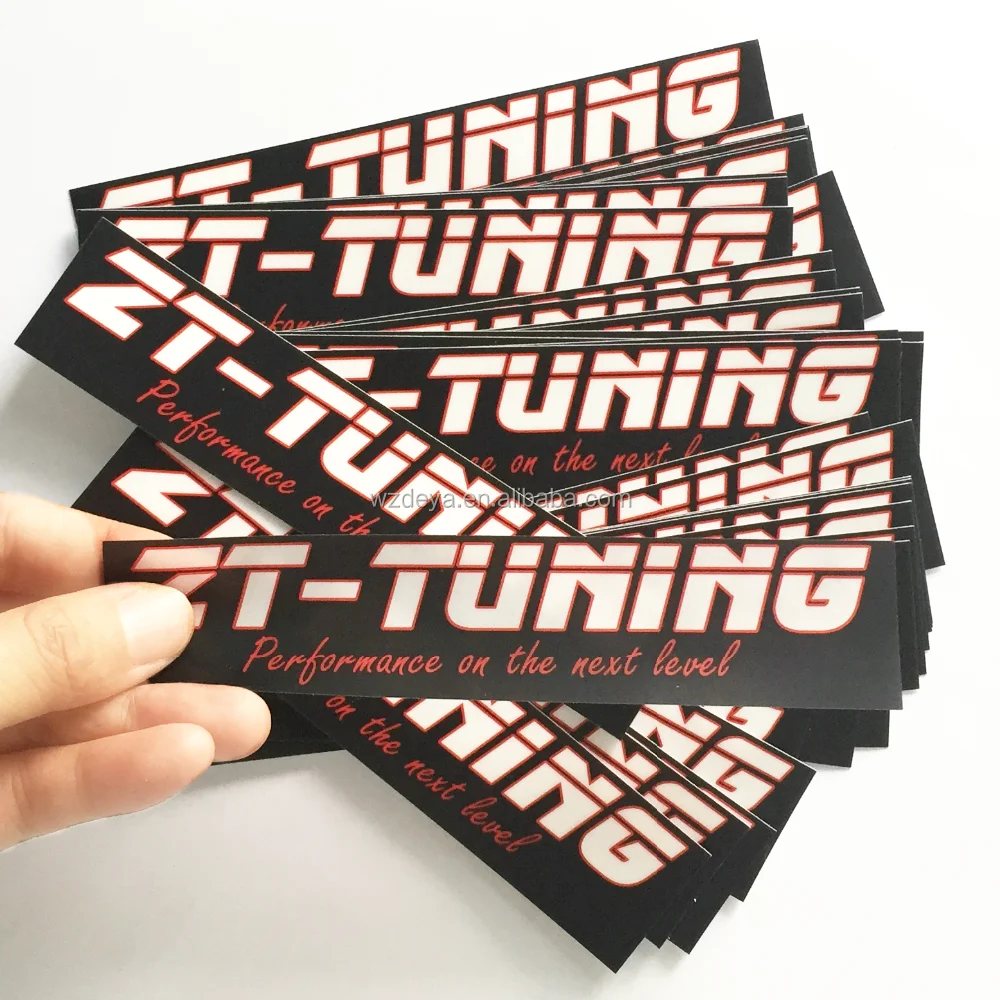 China Supplier Custom Waterproof PVC Label Sticker Personalized Plastic Brand Logo Printing