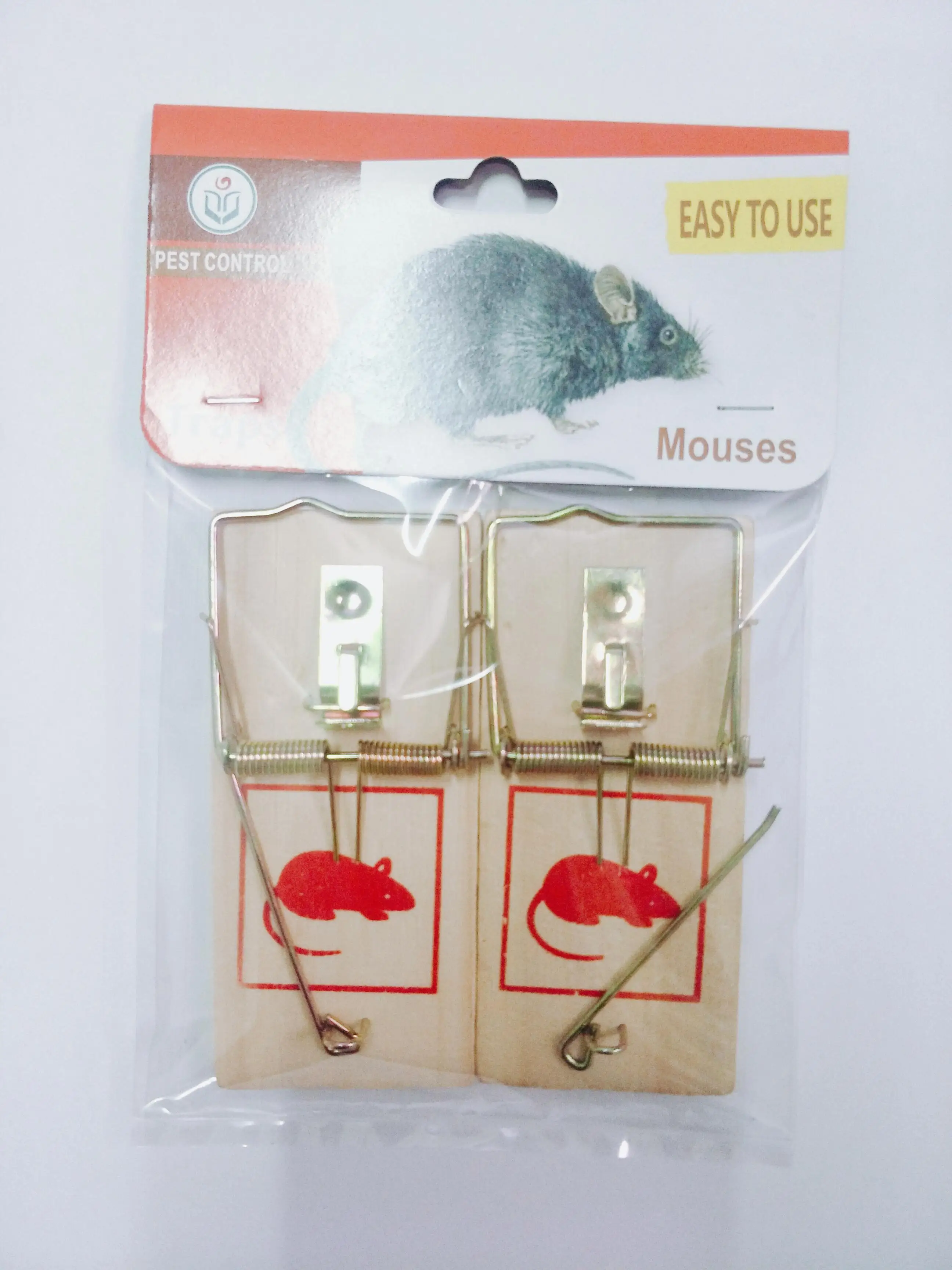 Custom Logo Industrial Wooden Mouse Spring For Rat Trap Large Mice Traps