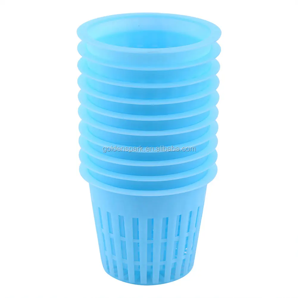 10pcs Mesh Pot Net Cup Basket Basketry Hydroponic Plant Growth Clone