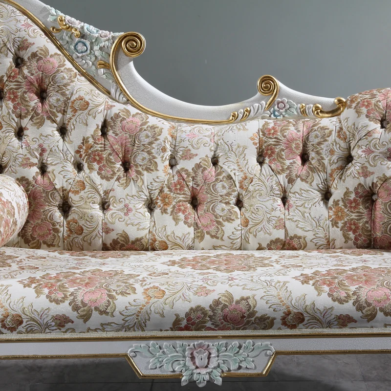  Классическая мебель для дома антикварная спальни из массива дерева шезлонг сделано в Китае