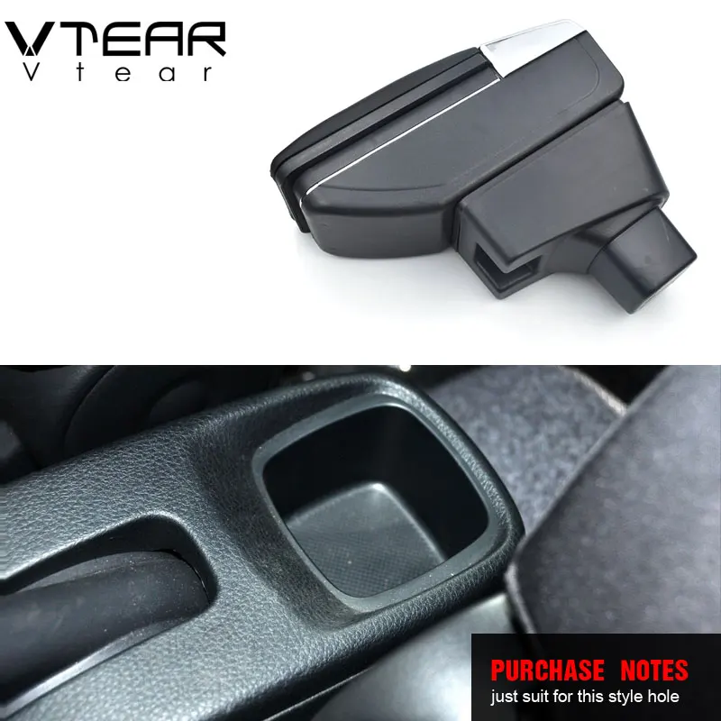 Vtear Armrest Interior Center Console Storage Box ABS 2006-2016 for SUZUKI SX4 Arm Rest Car-styling Decoration Accessories Parts