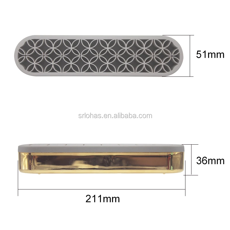 Silicone Makeup Brush Holder Organizer Facial Make Up Brush Drying Rack Flower Shape Brushes Display Shelf Beauty Cosmetics