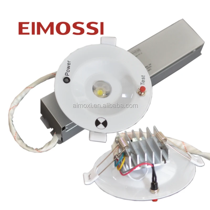 Steel sheet recessed mounted led non-maintained led emergency downlight navigation emergenci spot