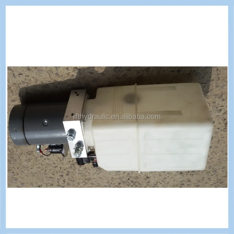 
dc 12v hydraulic power pack pump for tipper trailer 