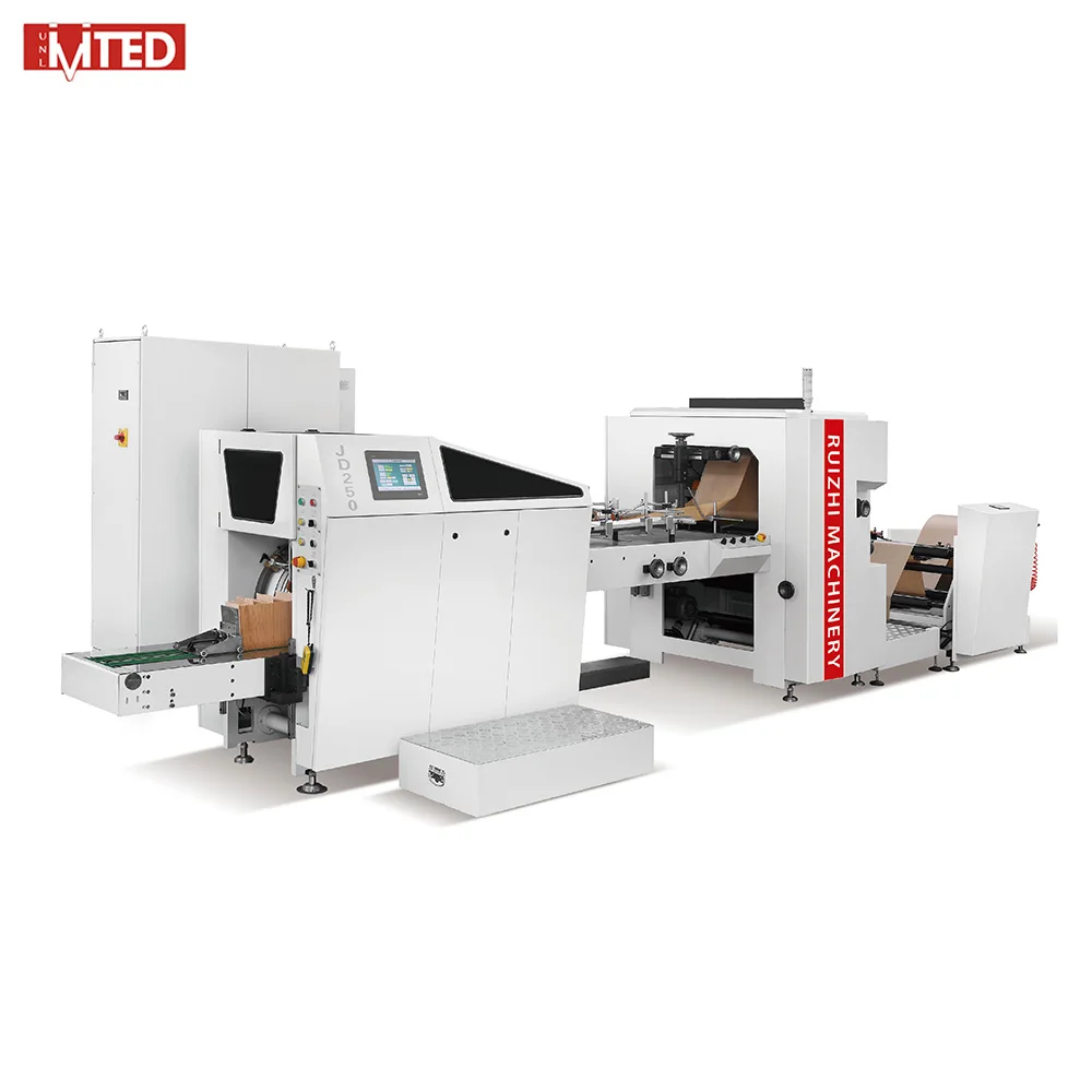 
RZJD-G250J Cheap price kraft paper bag making machine in china 