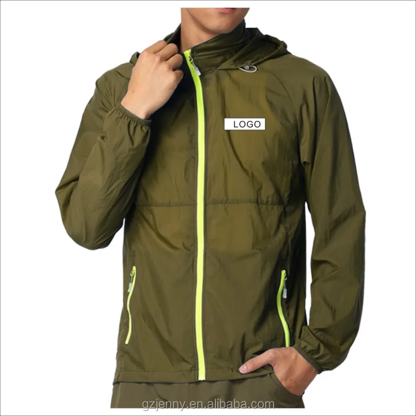 Light Sport Design With Hood Foldable Running Motorcycle Biker Summer Jacket Men