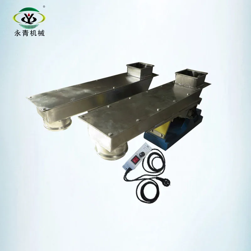 small Electromagnetic vibrating powder feeder with hopper tray