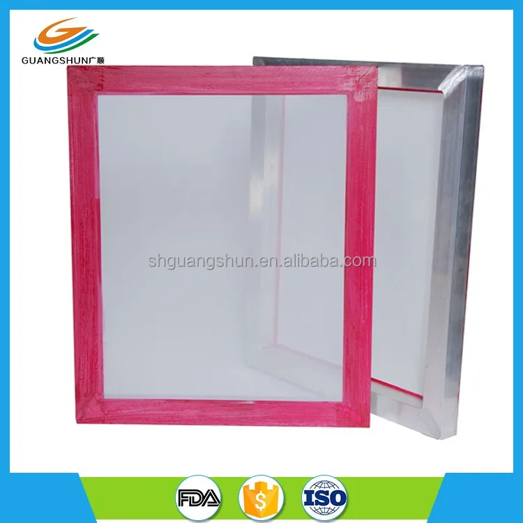 factory supply silk screen printing frame/aluminum frame with polyester mesh for t shirt printing