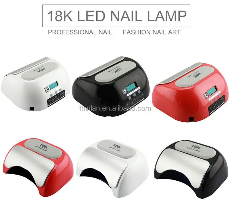 Shenzhen Nail Machine Manufacturers jhk CCFL LED UV Lamp 18k 18w 36w 48w CCFL LED Nail Lamp 2 Hands lampada uv dryer nails