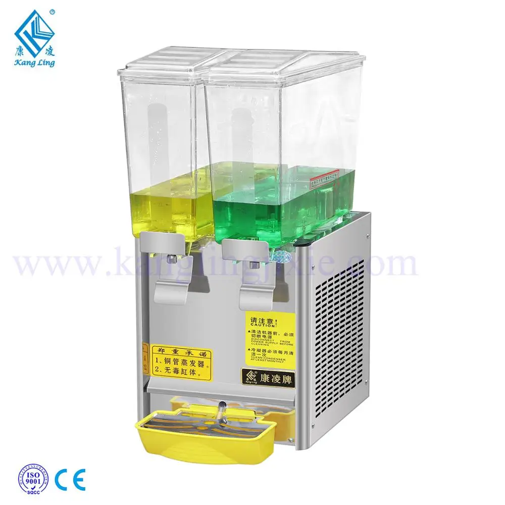 18L Refrigerate Commercial stirring type Cold  Beverage Juice Cold Frozen Soft Drink Dispenser Machine