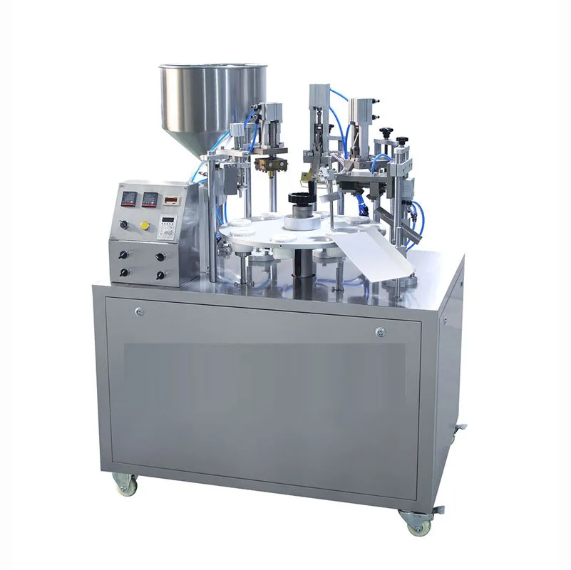 Hot sale semi automatic plastic tube filling and sealing machine for cosmetic cream, lotion toothpaste  CE certificate