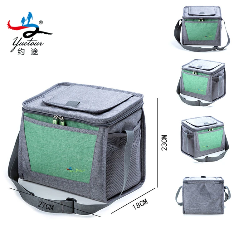 11L Foldable Square Insulated Mini Cooler Bag Insulated Lunch Bag
