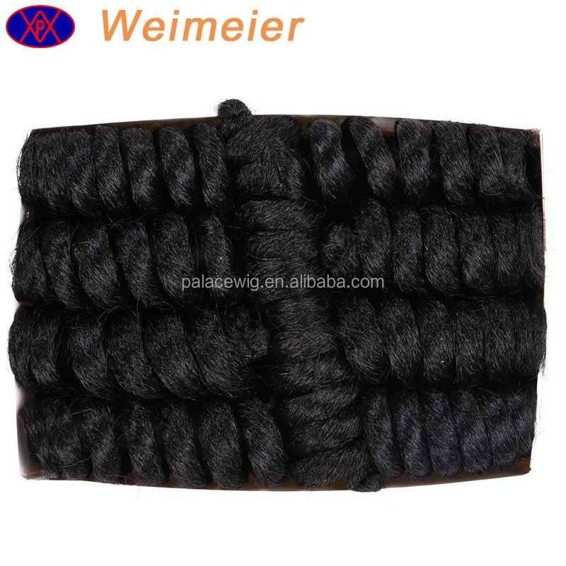 High Temperature Fiber Jumpy Wand Curl Twist Crochet Braid Jamaican Bounce African Synthetic Braiding Hair