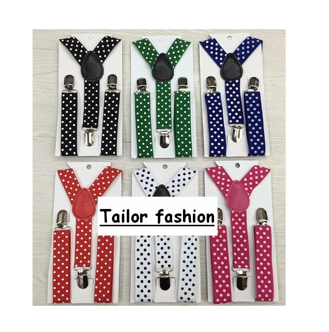 Children Suspenders Baby Boys And Girls Suspenders Clip-on Y-Back Braces Elastic Kids Suspenders