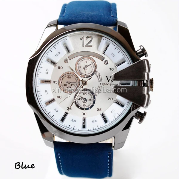 China Wholesale mens sports watch leather watch
