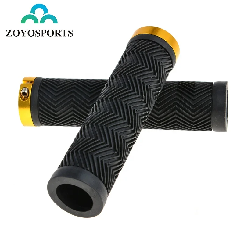 OEM Outdoor Cycling Lockable Handle grips MTB Mountain Bike Fixed Gear Lock-on Grips Bicycle Parts ,5Color