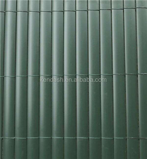 Colored plastic fence