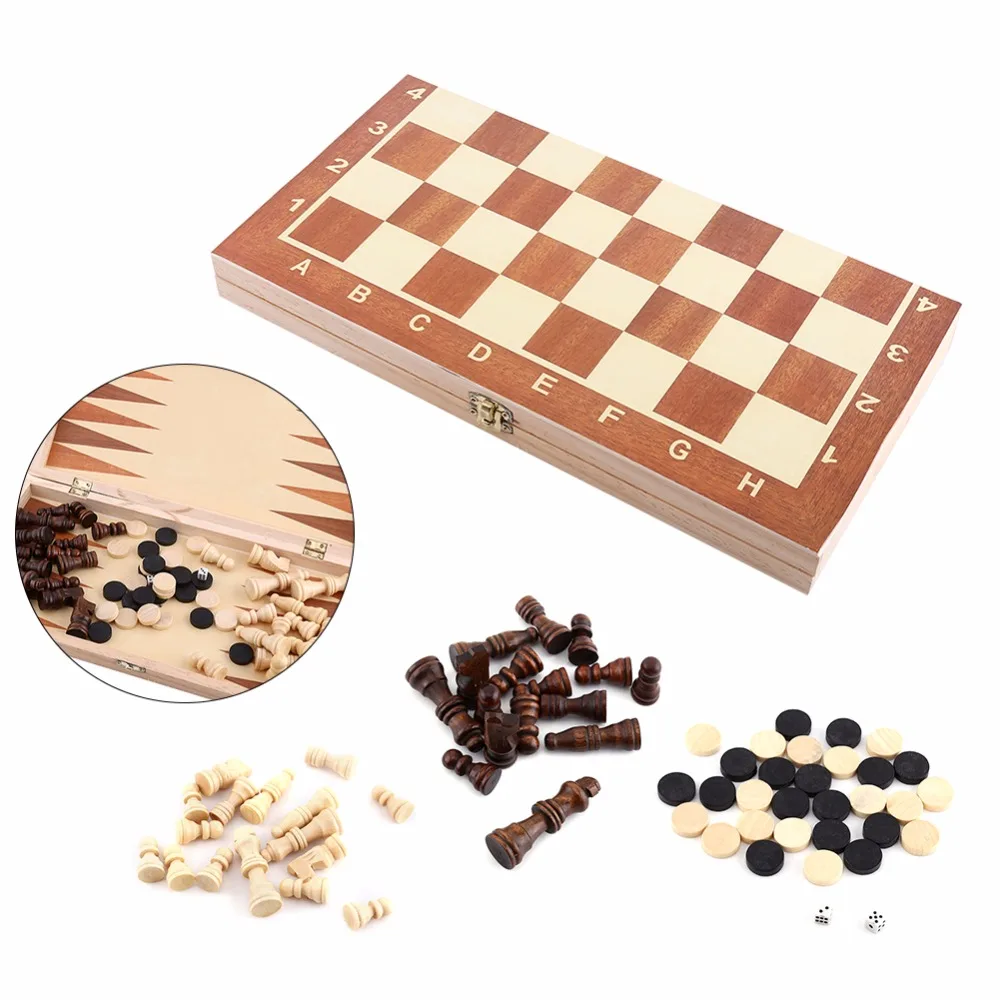 
Folding Wooden Chess Set 2 In 1 Folding Chess Board Manufacturer 