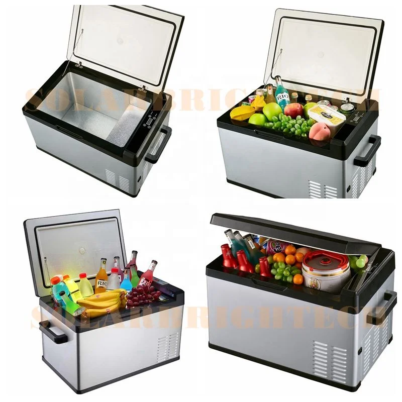 Портативный мини-компрессор постоянного тока для кемпинга на открытом воздухе, 12 В, нагрудный морозильник на батарейках, автомобильный холодильник на 50 л для лодки