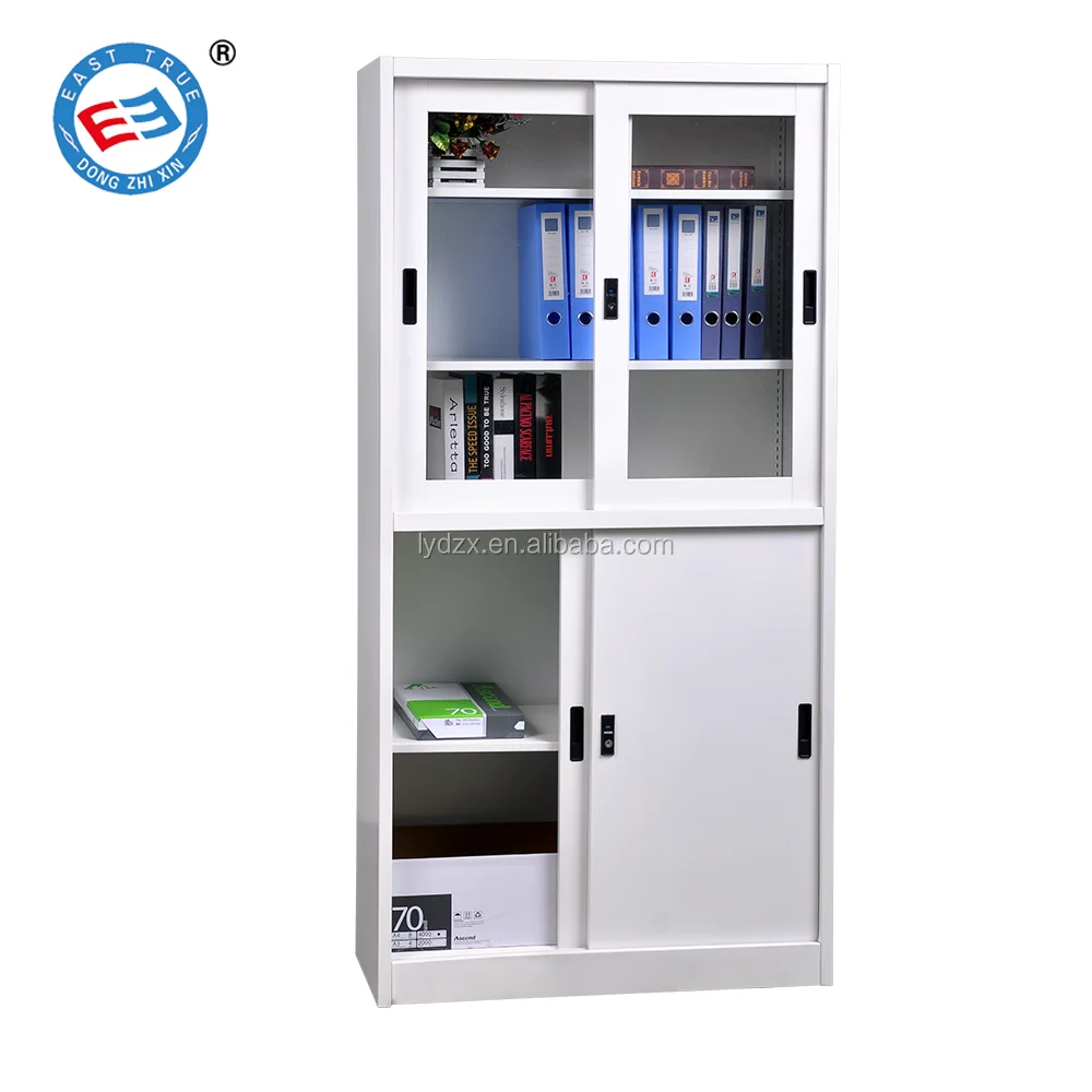 Metal Sliding Door 4 Layers Filing Office Cabinet Steel Cabinet Metal Storage Cabinet