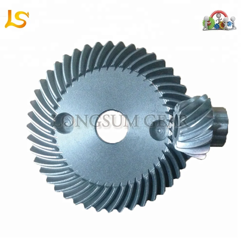 
High precision customized spiral bevel gear for sewing machine 