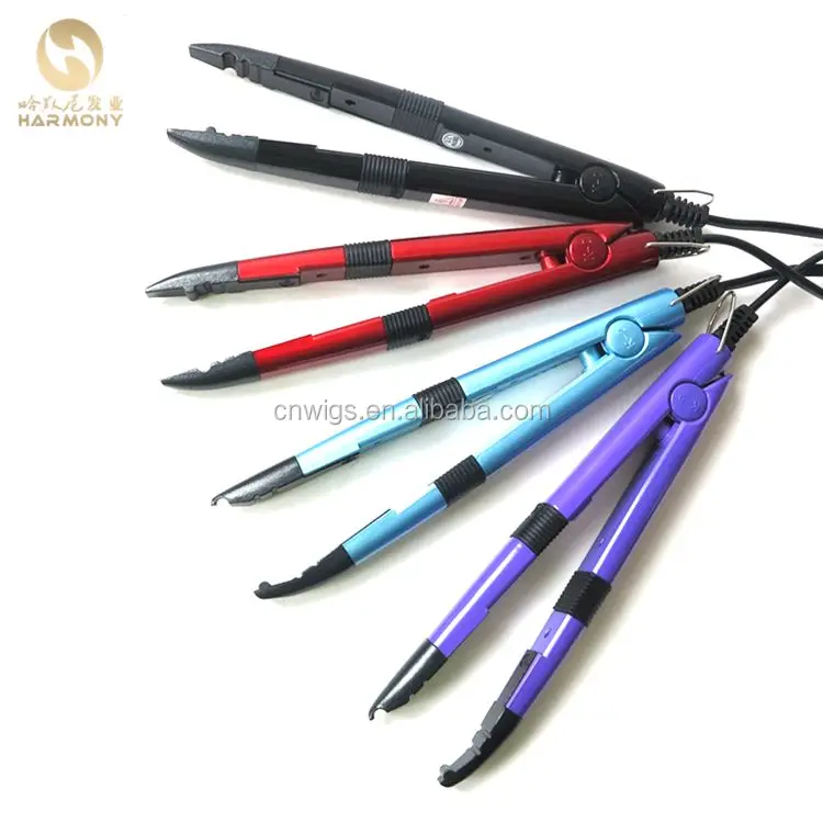 HARMONY Black Pink Adjustable Temperature Hair Salon Fusion Iron Connector for Keratin Bond Hair Extensions