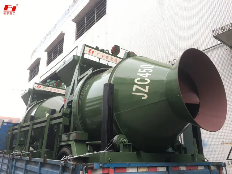 big cement mixer,Factory supply JZC450 electric big concrete mixer machine price in China