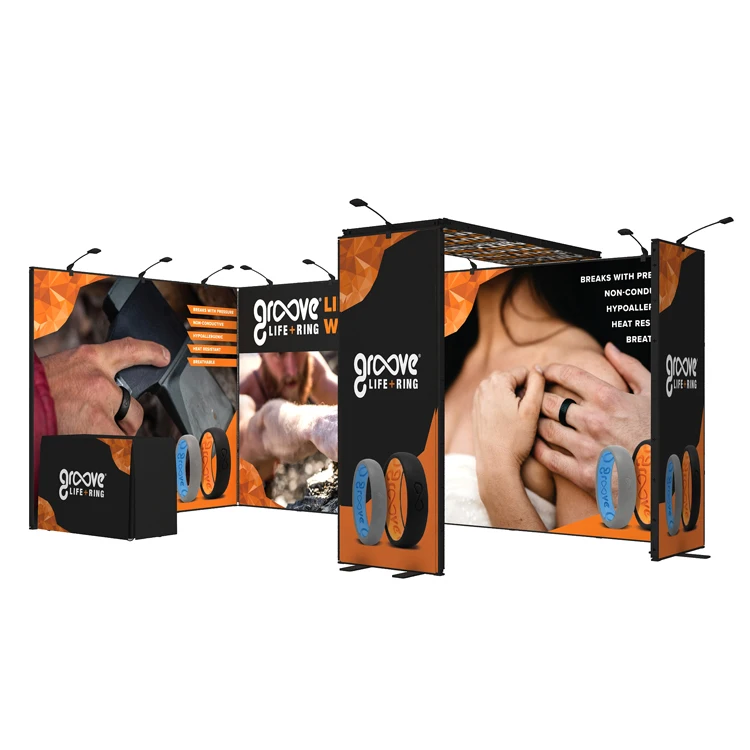 Новый дизайн, индивидуальная торговая палатка с тканевыми знаками