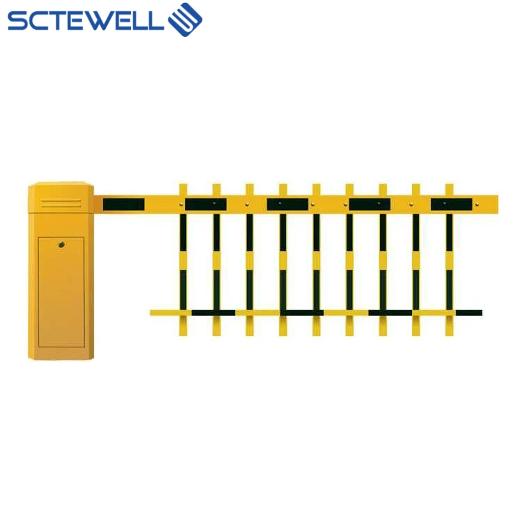 Good price hot sale remote control car fence adversting rfid automatic parking barrier gate