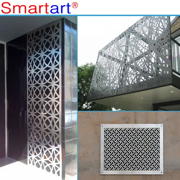 Smartart 2022 декоративная оконная решетка лазерная резка алюминиевый экран