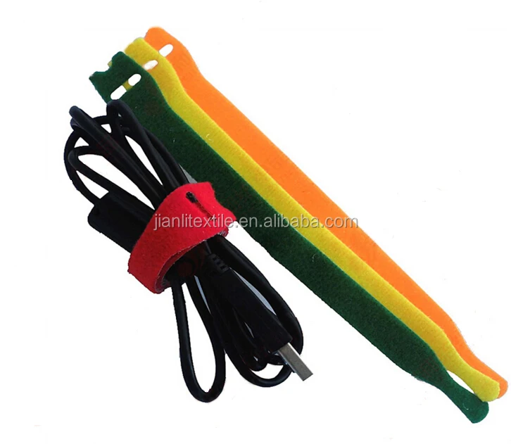 
Black Reusable Hook And Loop Tape Cable Ties Tidy Straps Organiser 