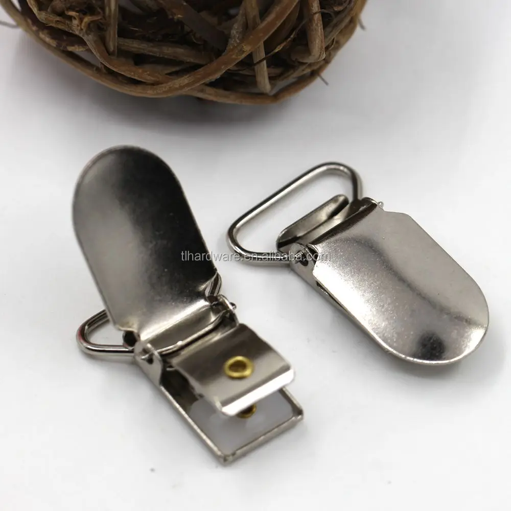 Metal Suspender Paci Pacifier Ribbon Clips In Bulk Price
