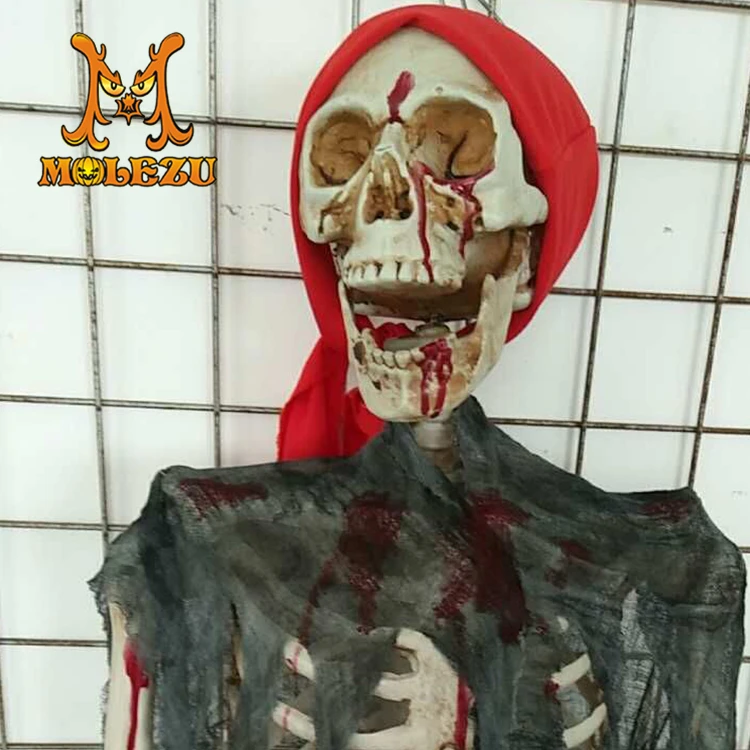 
Molezu New Cosplay Carnival Latex Skull Zombie Pirate Skeleton Horror Prop For Haunted House 