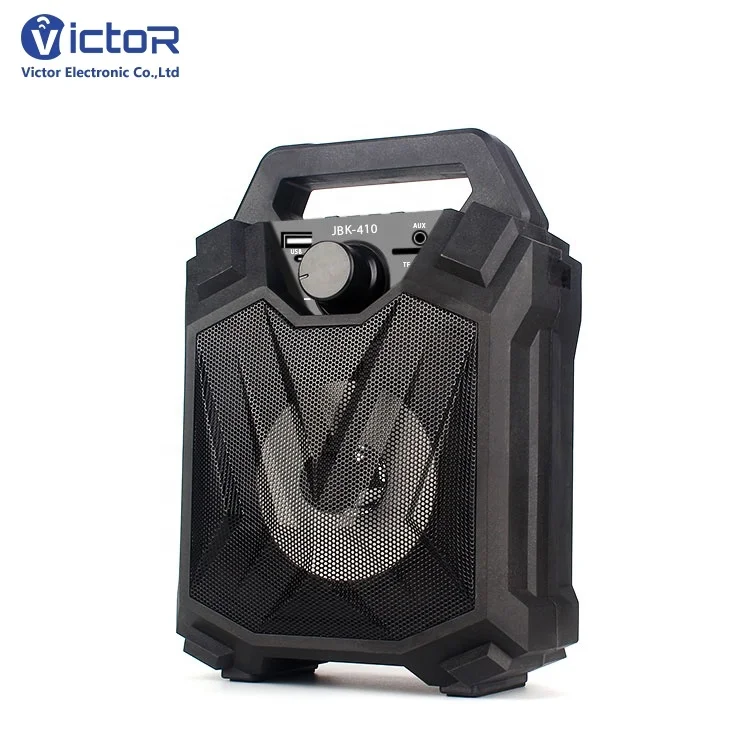 Colorful gradient lights portable speaker with mic karaoke speaker