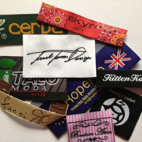 Embossed Soft Label clothes trademark