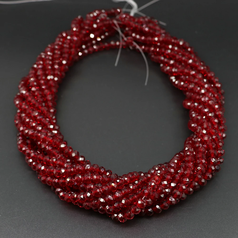 fashion jewelry mail order faceted rondelle crystal beads strands